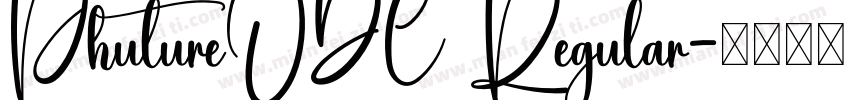 PhutureODC Regular字体转换